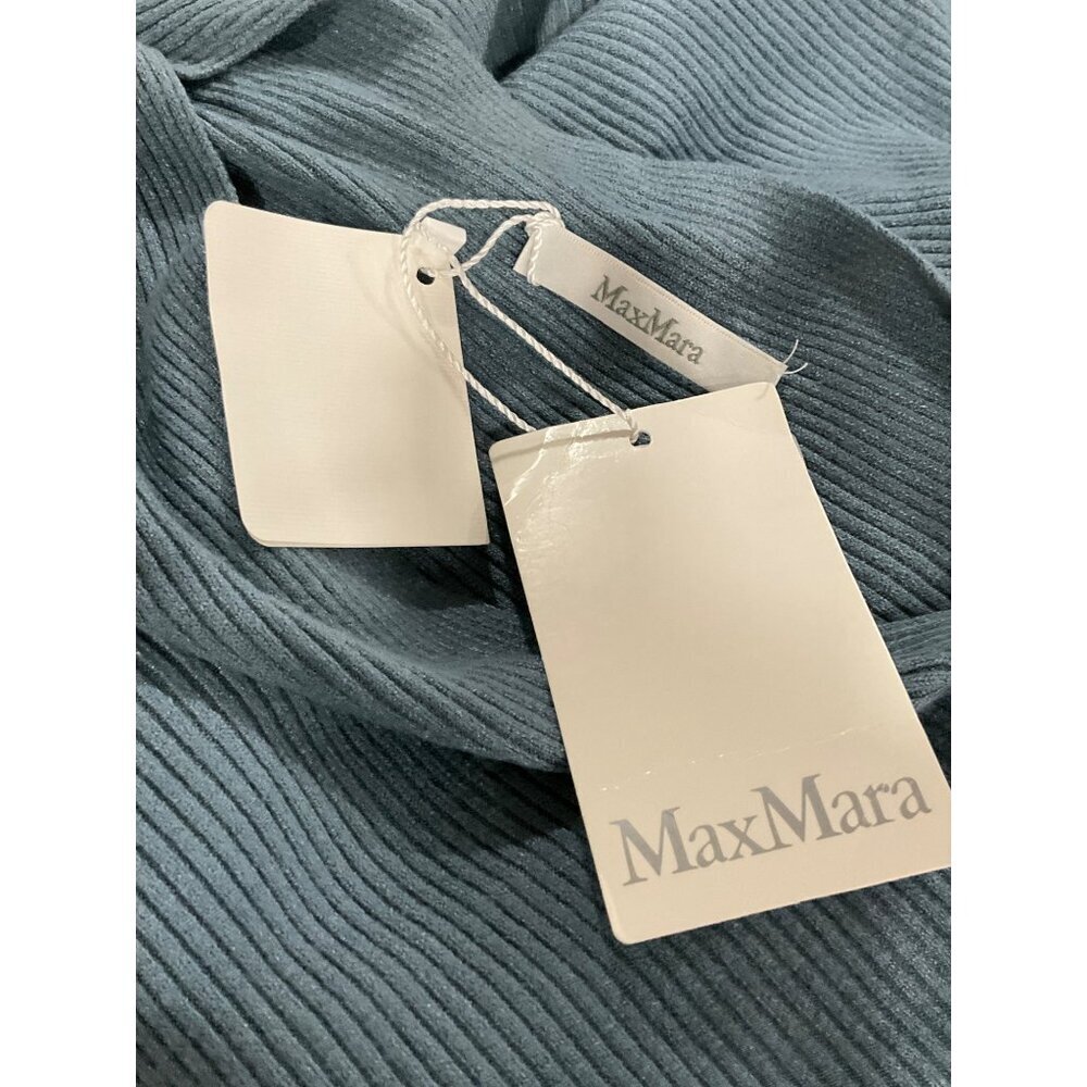 Max Mara Finnici Sweater in Light Blue Small New Womens Knit Cashmere Top - Picture 8 of 16